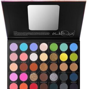 Morphe Pink and Purple Eyeshadow Palette with 35 Vibrant Shades